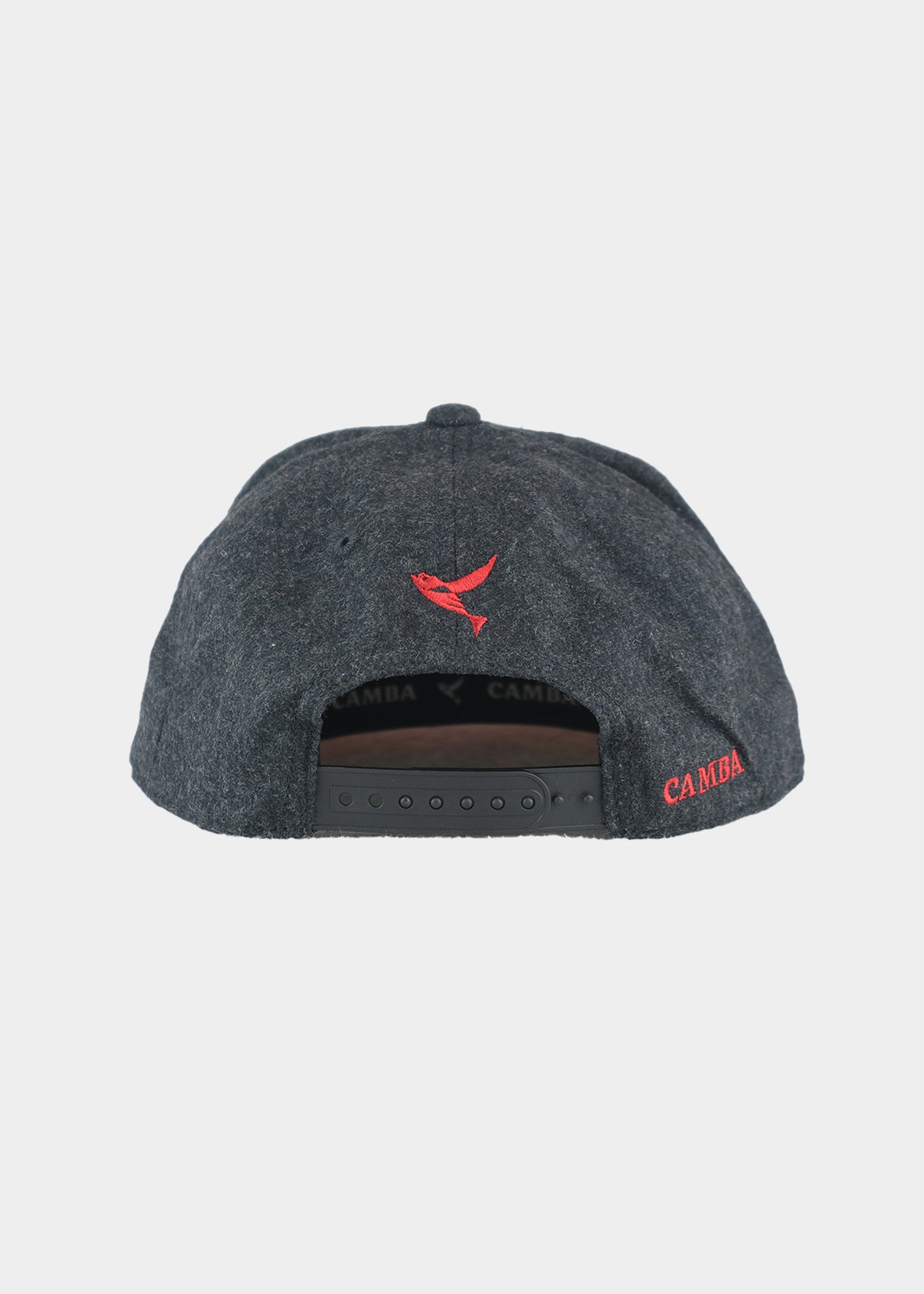"CAMBA" Cap - Bavarian Caps grau/rot mit Metallpatch